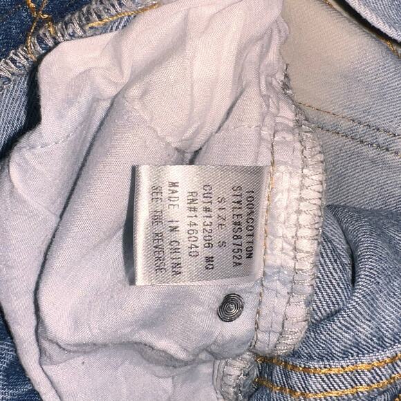 Pitaya BNWT Small Cutoff Shorts Dip Bleached - Picture 3 of 4